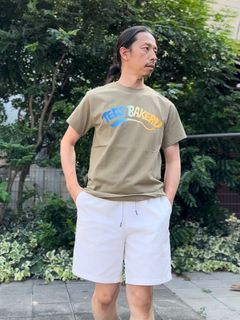 TED’S BAKERY  グラデーションロゴ Tシャツ  / オリーブ