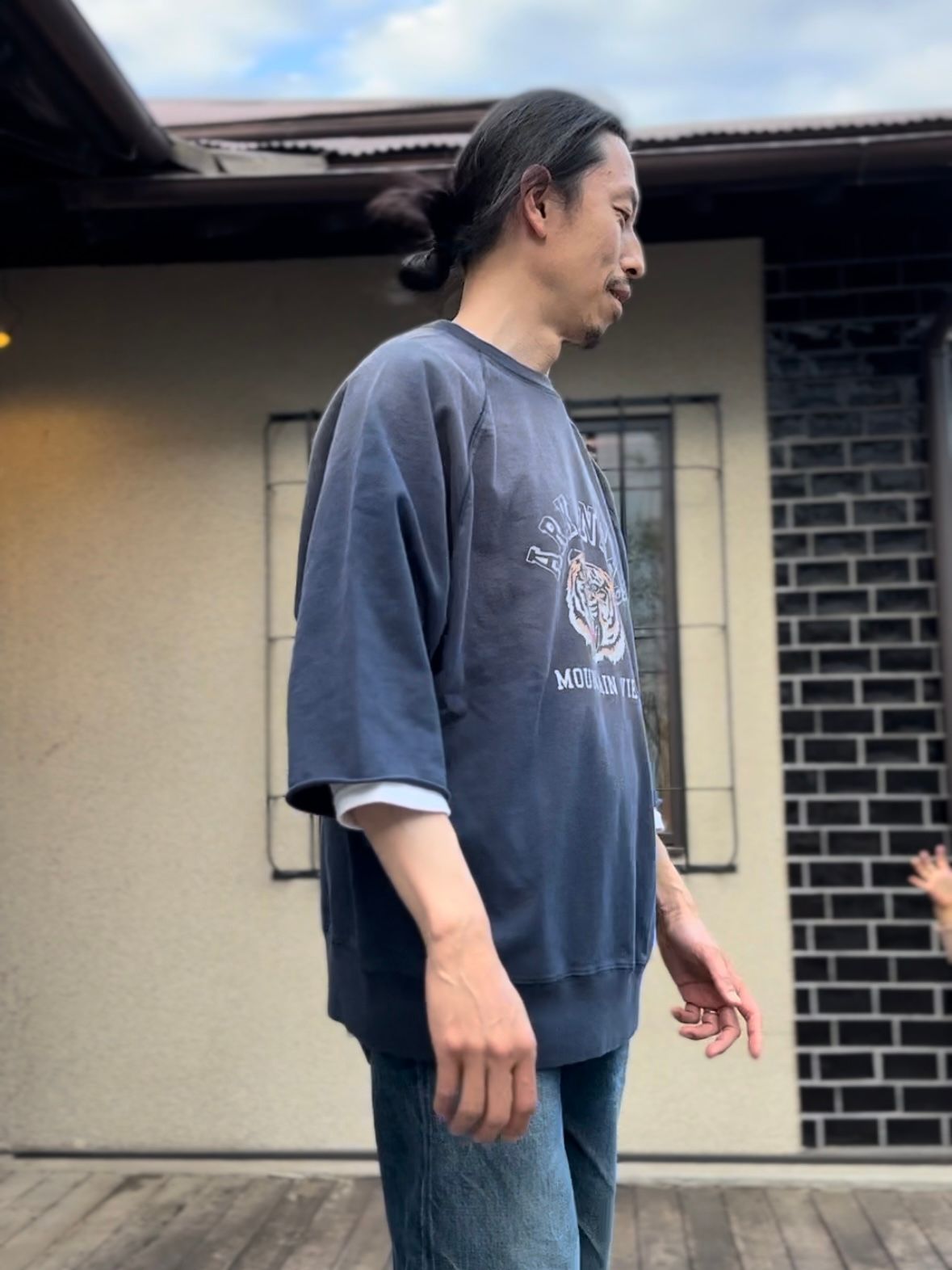 SCREEN STARS / スクリーンスターズ / Amecaji 3/4 slv Tee /アメカジ七分袖Tシャツ / ネイビー