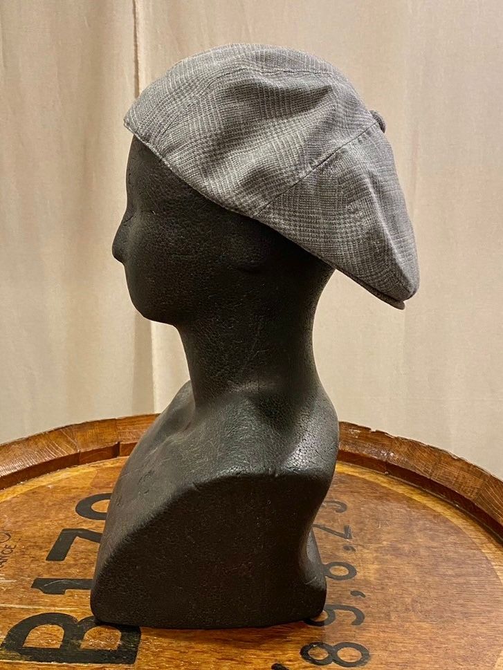 グレンチェックハンティングキャップ / グレー / ハイアー