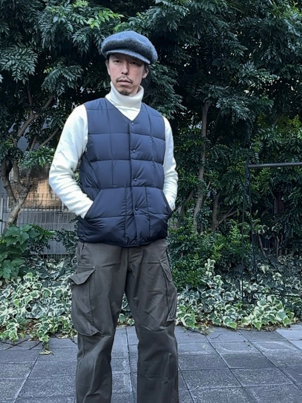 6722：RE-DOWN INNER VEST / リサイクルダウンインナーベスト