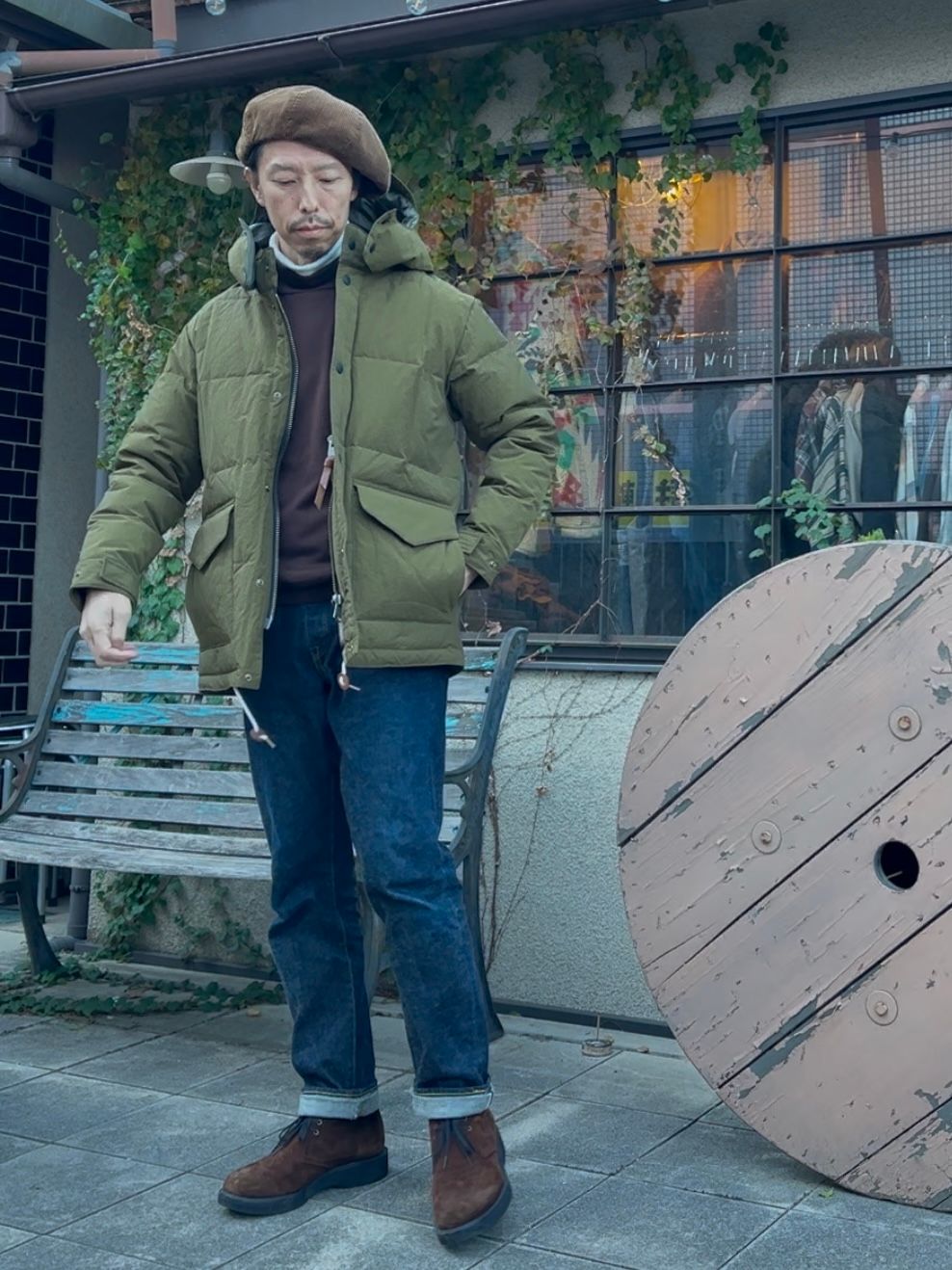 DOWN PARKA VINTAGE1956 / 6740 ダウンジャケット / オリーブ