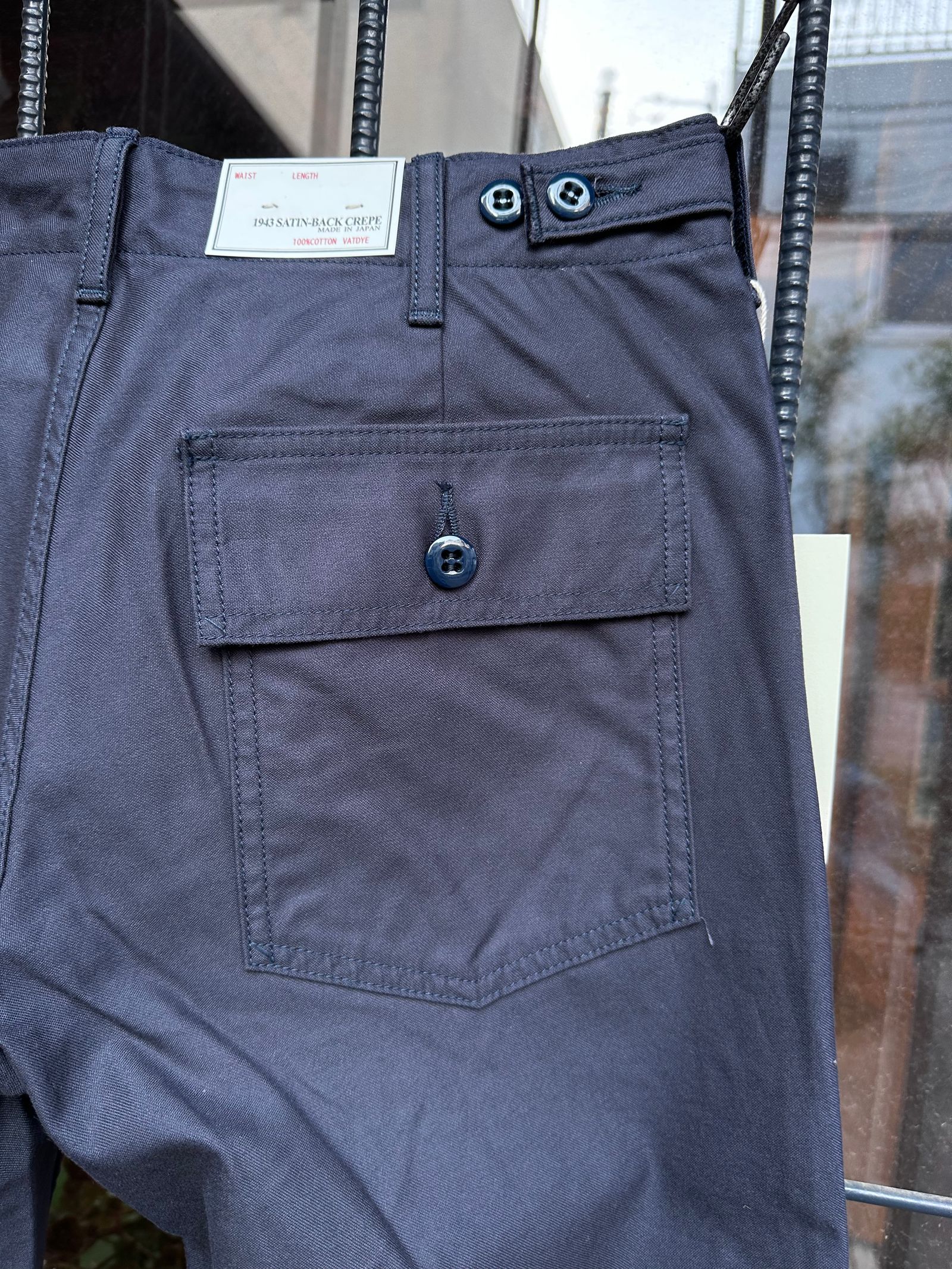 [F0431] BAKER PANTS / ベイカーパンツ (ネイビー)