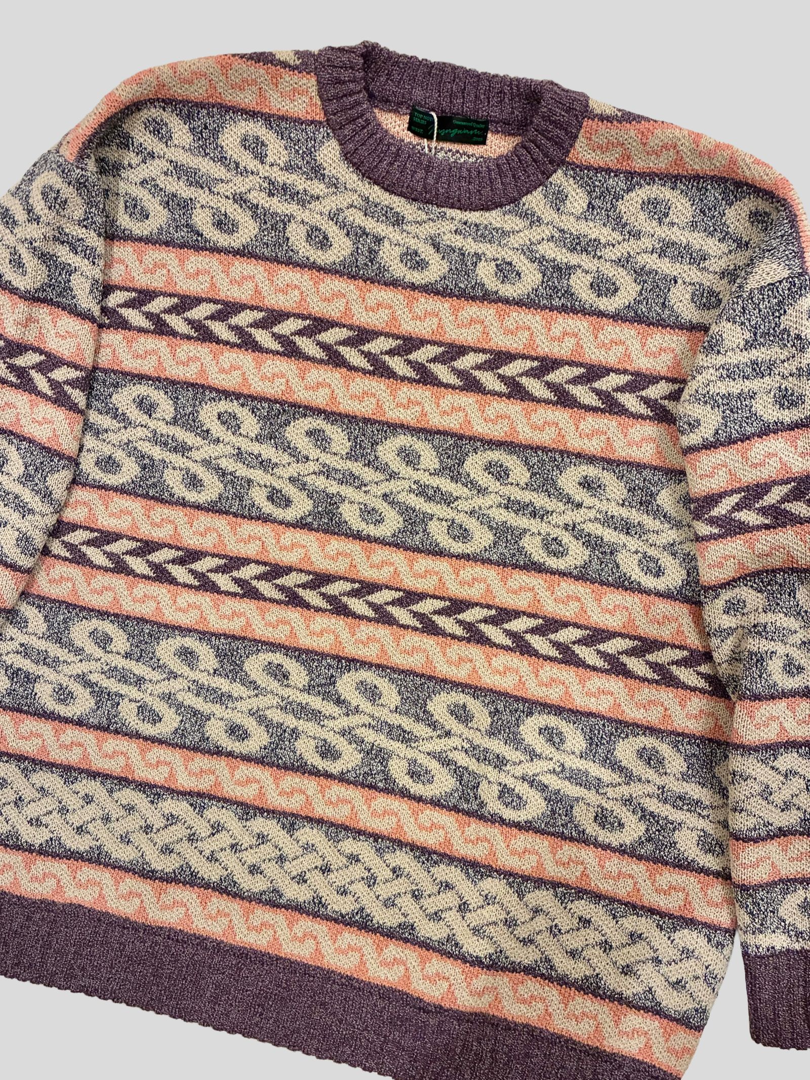 BRAID KNIT / ニット・セーター / パープル / ナスングワム