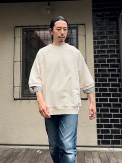 SCREEN STARS / スクリーンスターズ / Sunburned sweat tee / 半袖スウェットTシャツ /  アイボリー(ナチュラル)
