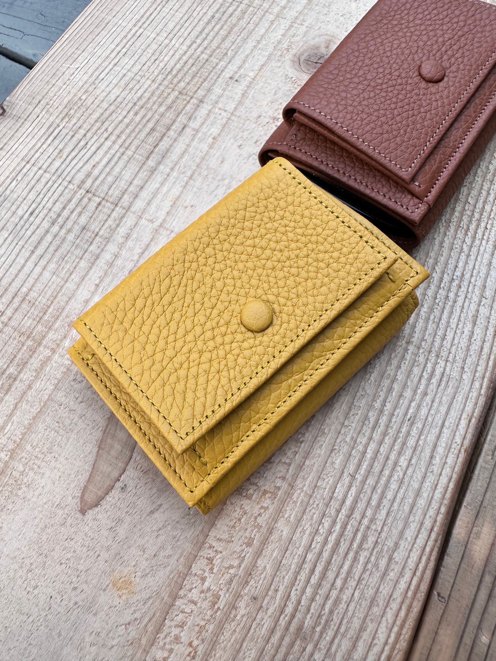TAURILLON Compct Wallet / トリヨンラグーン コンパクトウォレット / CURRY (イエロー)