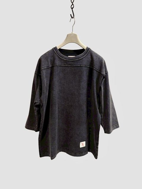 インプレストア / Football half sleeve / Sonya t-cloth V.D /  ハーフスリーブフットボールTシャツ /フェーデッド ブラック