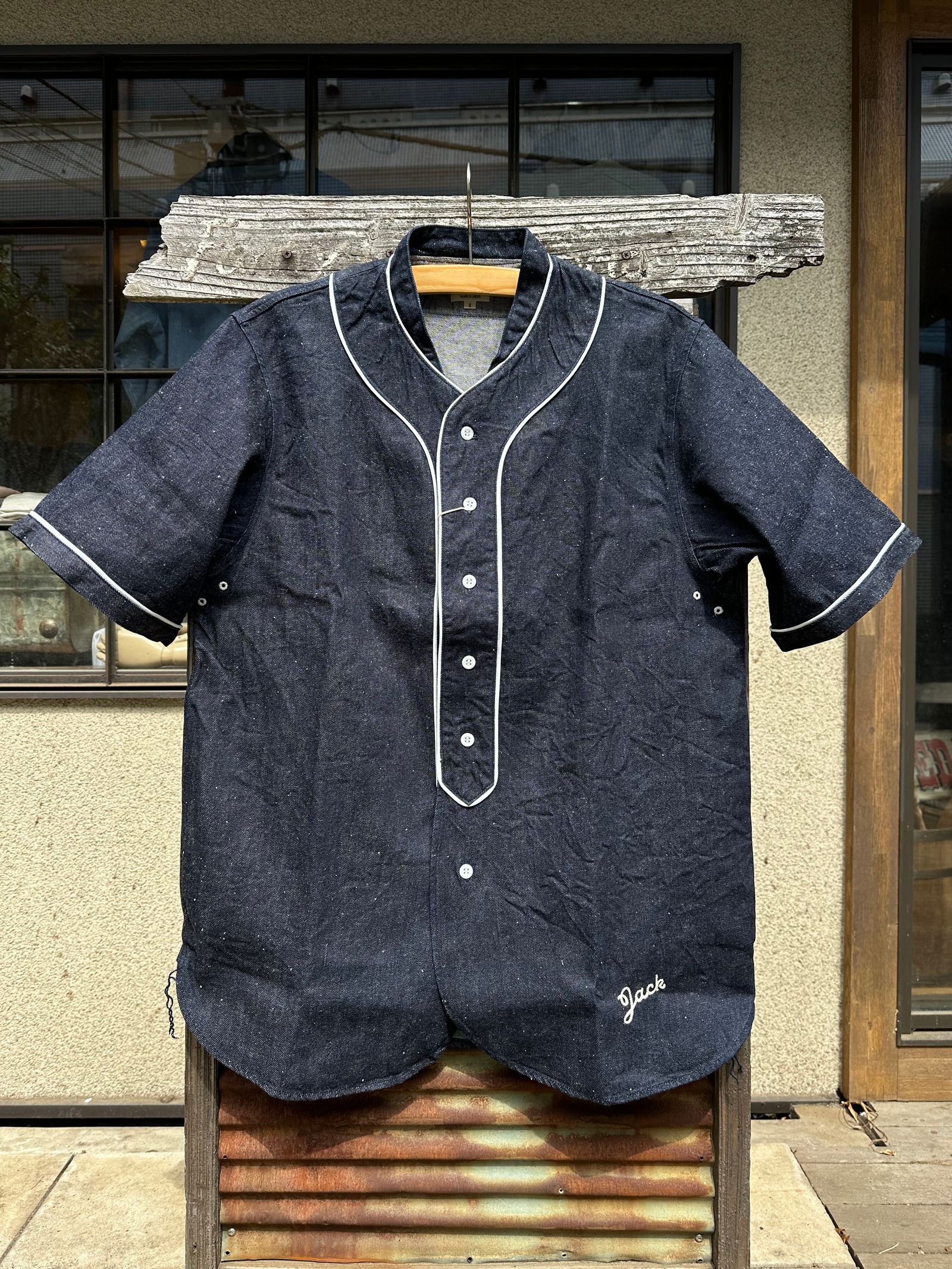 F3490 / BASEBALL SHIRT / ベースボールシャツ / インディゴ
