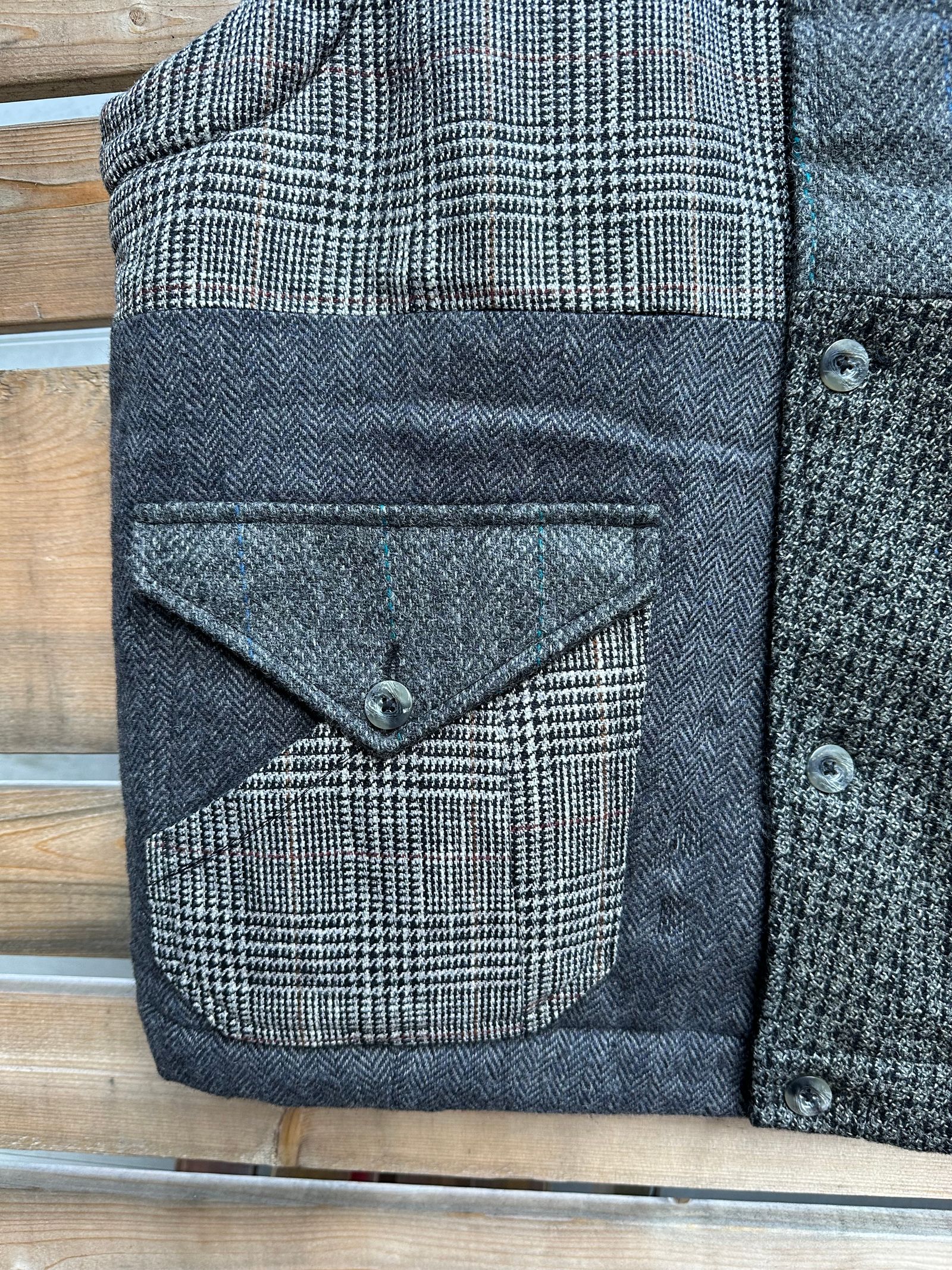 ARTISAN VEST / アルチザンベスト / リバーシブル / ツイード / ブラックL