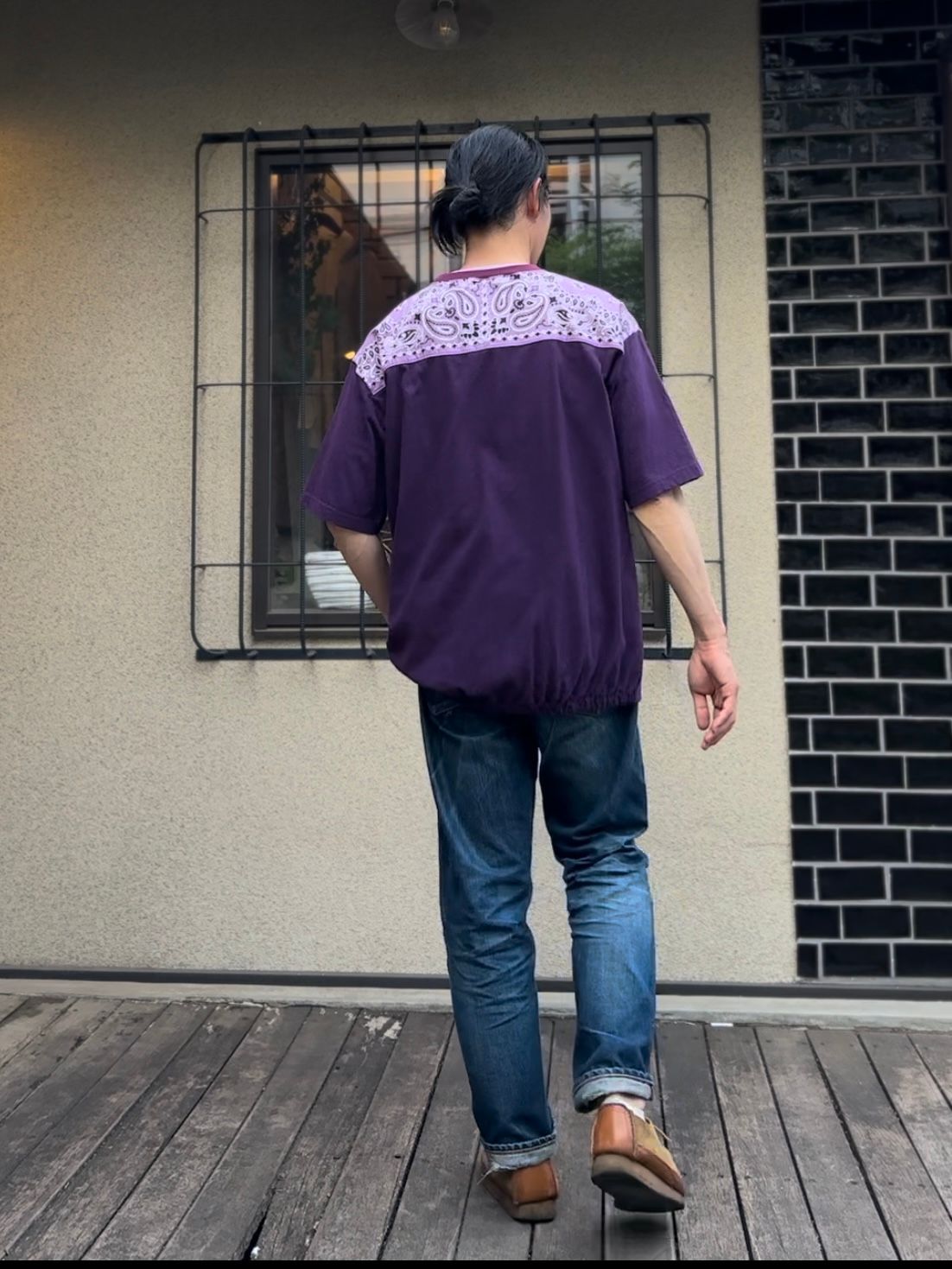 BANDANA TEE / バンダナTシャツ / パープル
