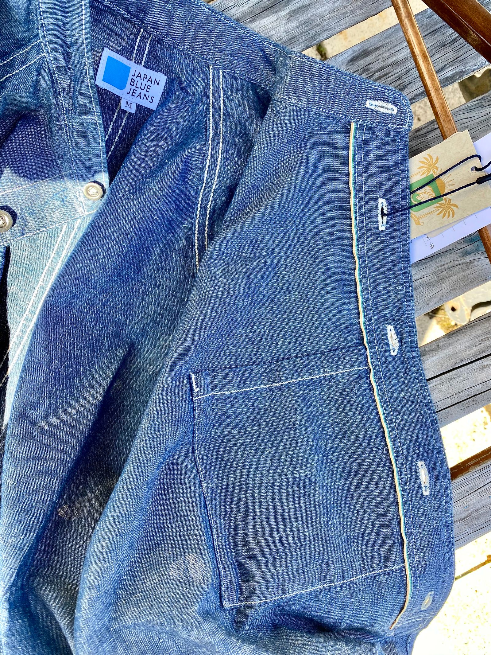 JAPAN BLUE JEANS - Ethcal エシカルスタンドカラーシャツジャケット | NARO CLOTHING