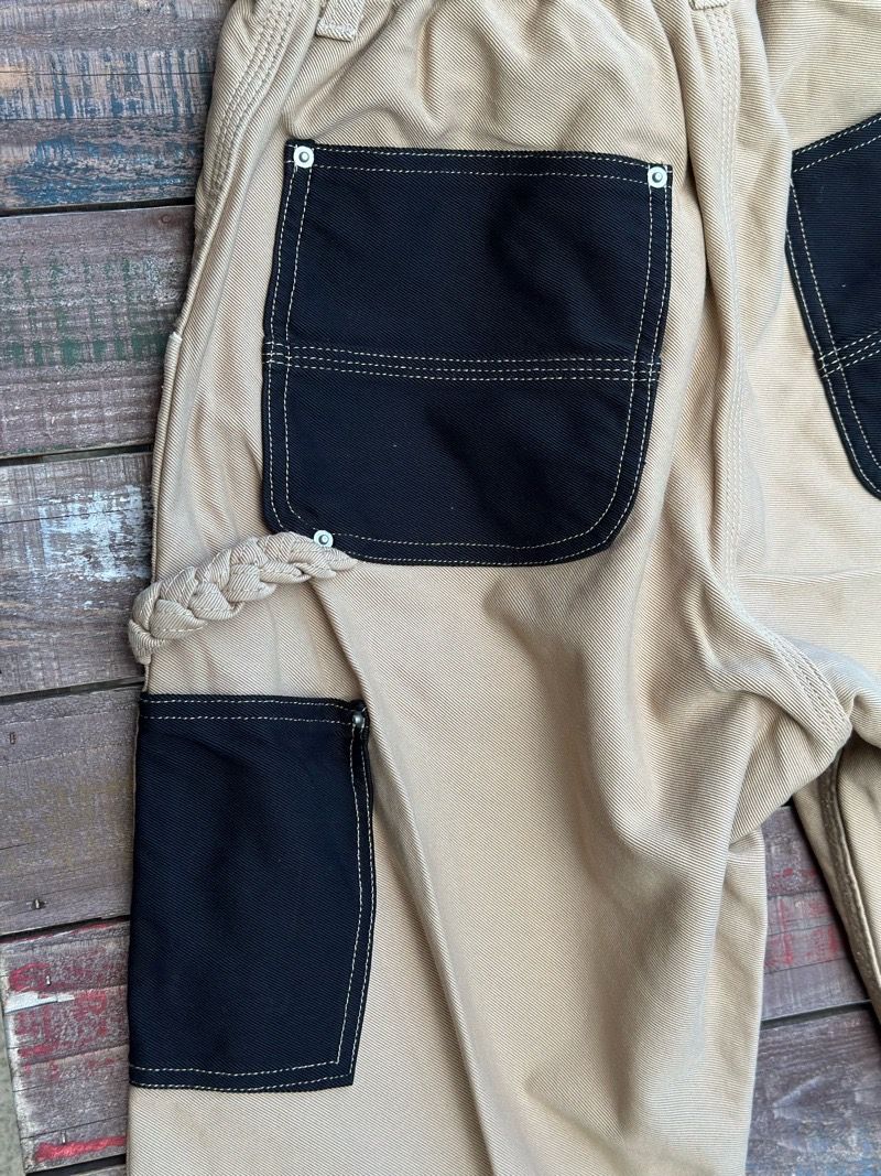 DUBBLE KNEE PANTS / ダブルニーパンツ / ブラック