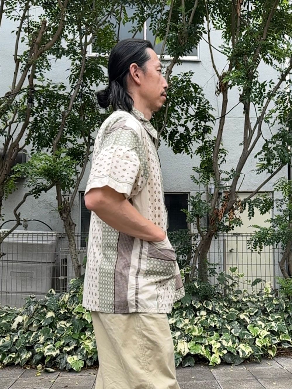 Nasngwam.SUBURB S/S SHIRTS / ベージュ