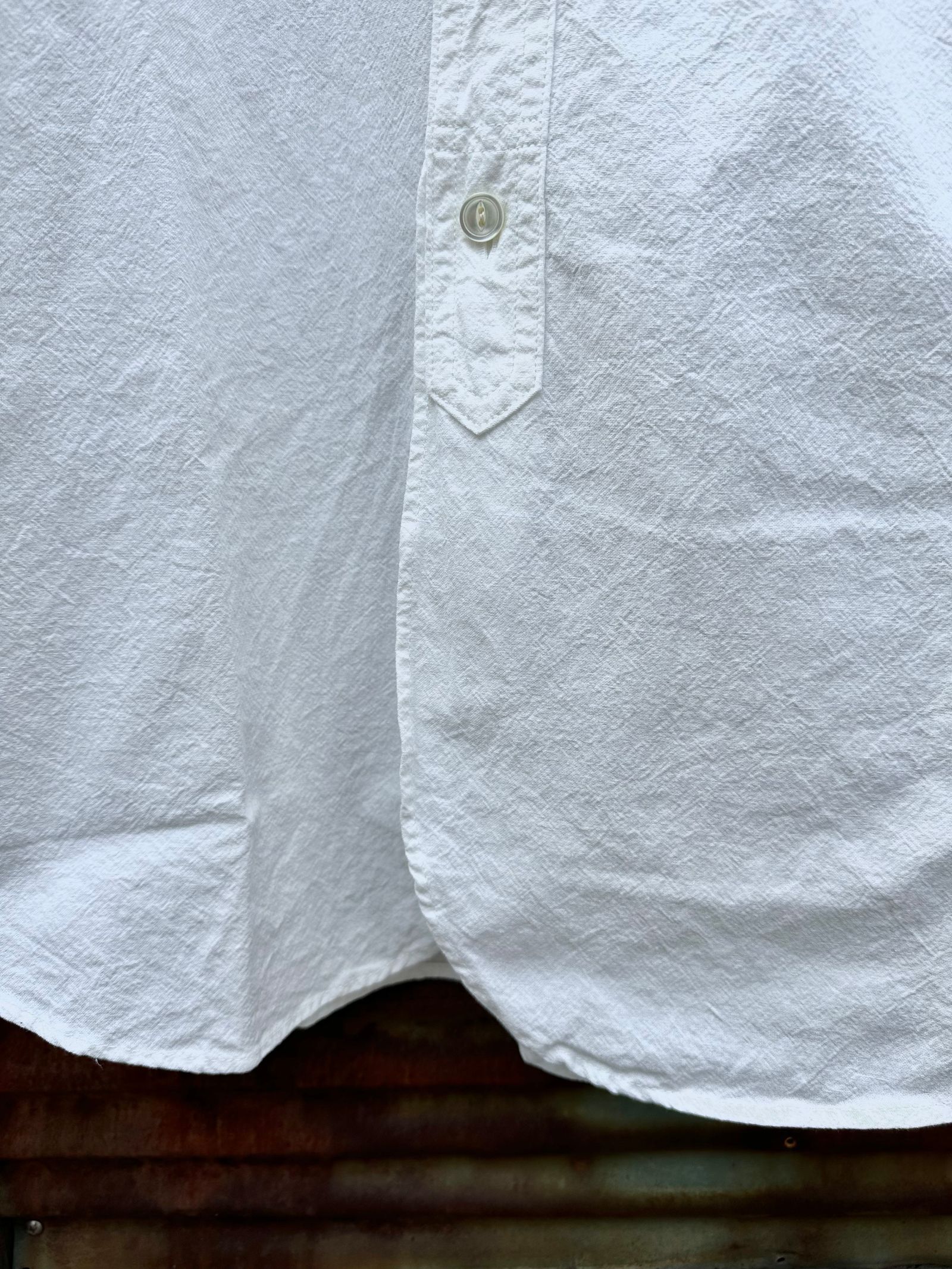 FOB FACTORY - F3429 オックス バンドカラー シャツ | NARO CLOTHING