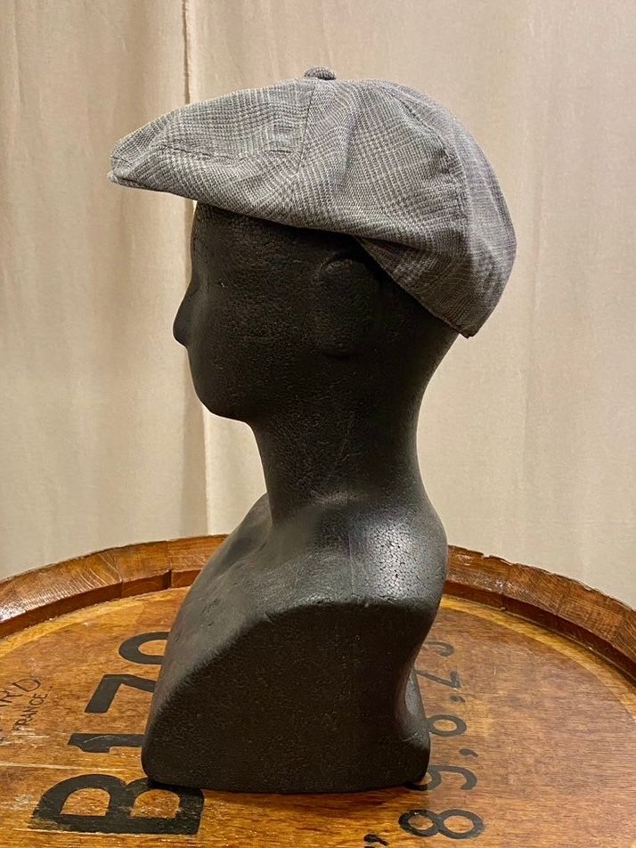 グレンチェックハンティングキャップ / グレー / ハイアー