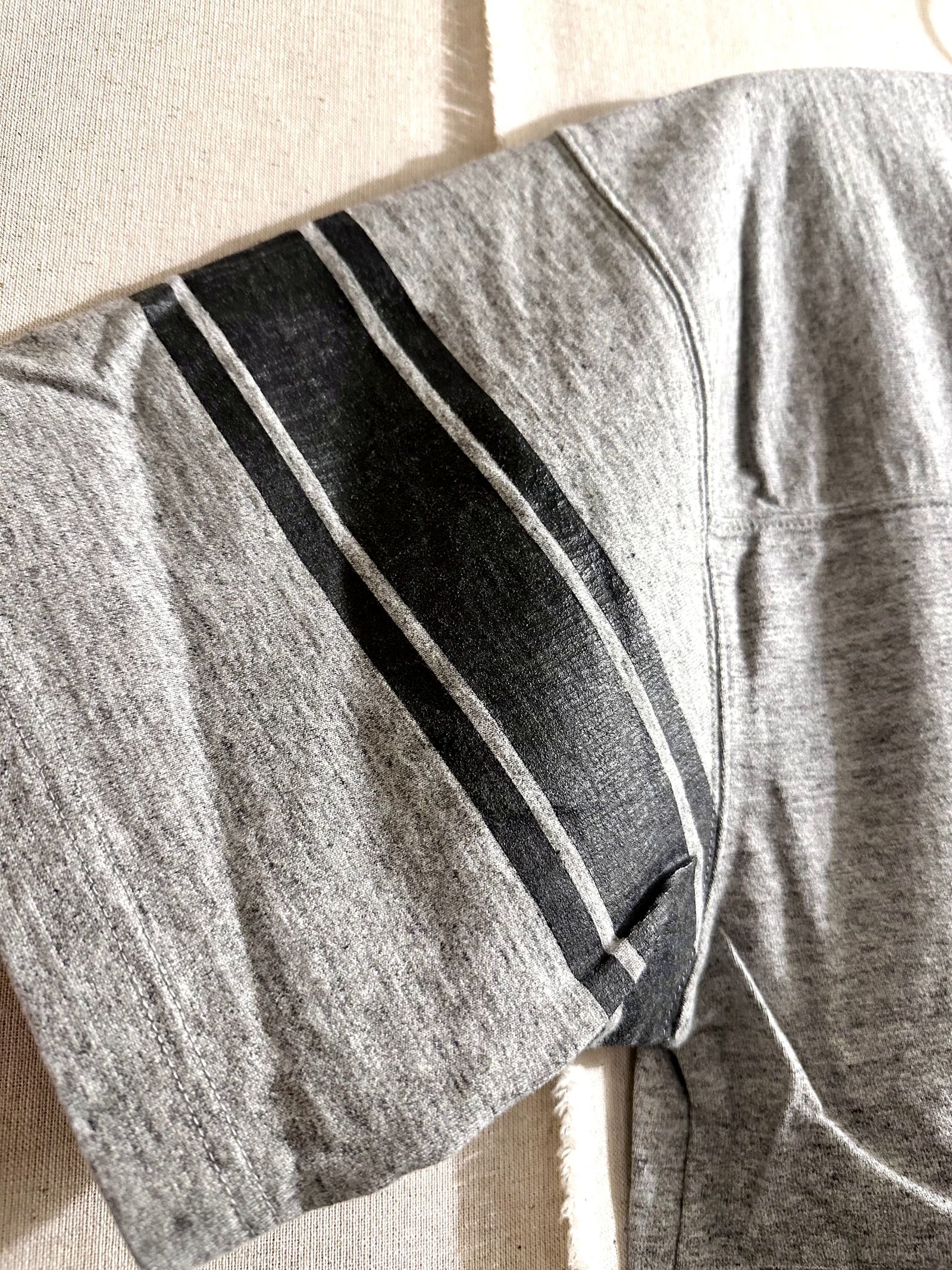 WHITESVILLE / ホワイツビル 14/- HALF SLEEVE FOOTBALL T-SHIRT  W/PRINT/ ナンバリング半袖フットボールTシャツ / WV79156 ヘザーグレー(113)