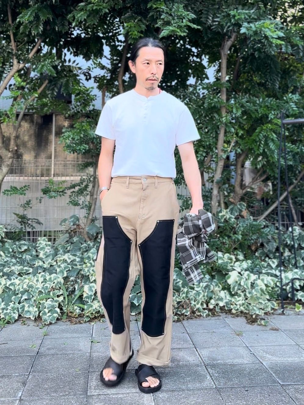 DUBBLE KNEE PANTS / ダブルニーパンツ / ブラック
