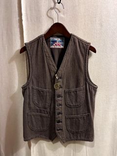 11oz サテンチェックワークベスト / SC14542