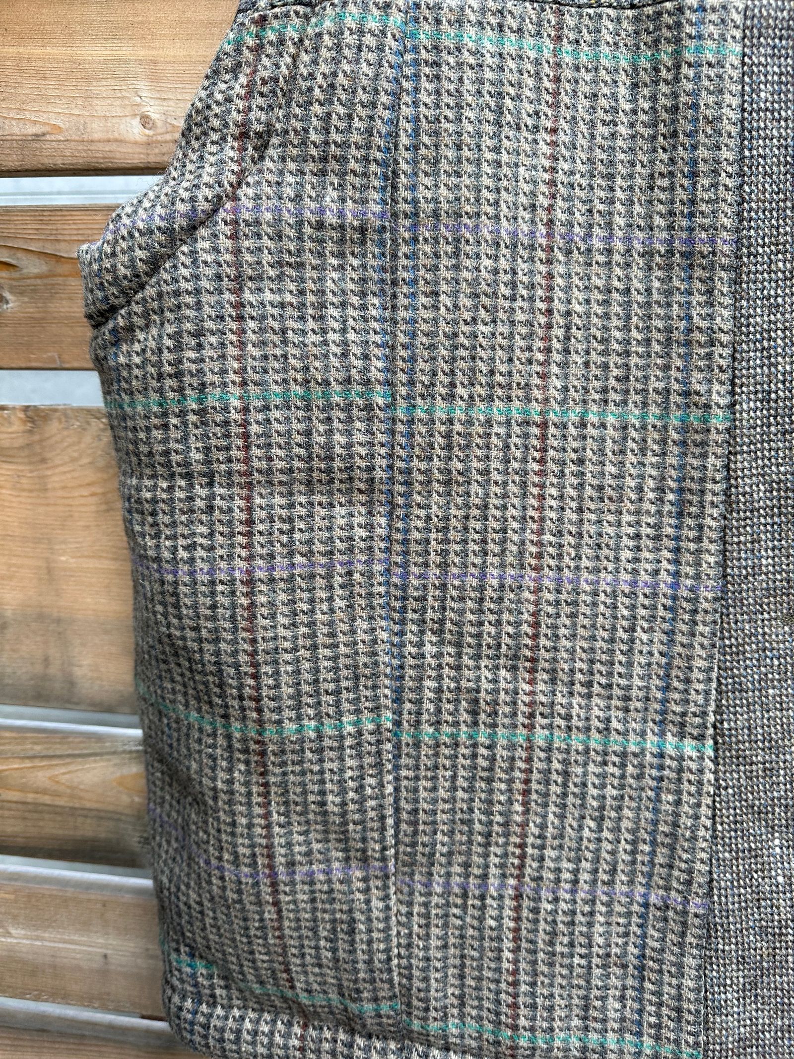 ARTISAN VEST / アルチザンベスト / リバーシブル / ツイード / ブラウンL