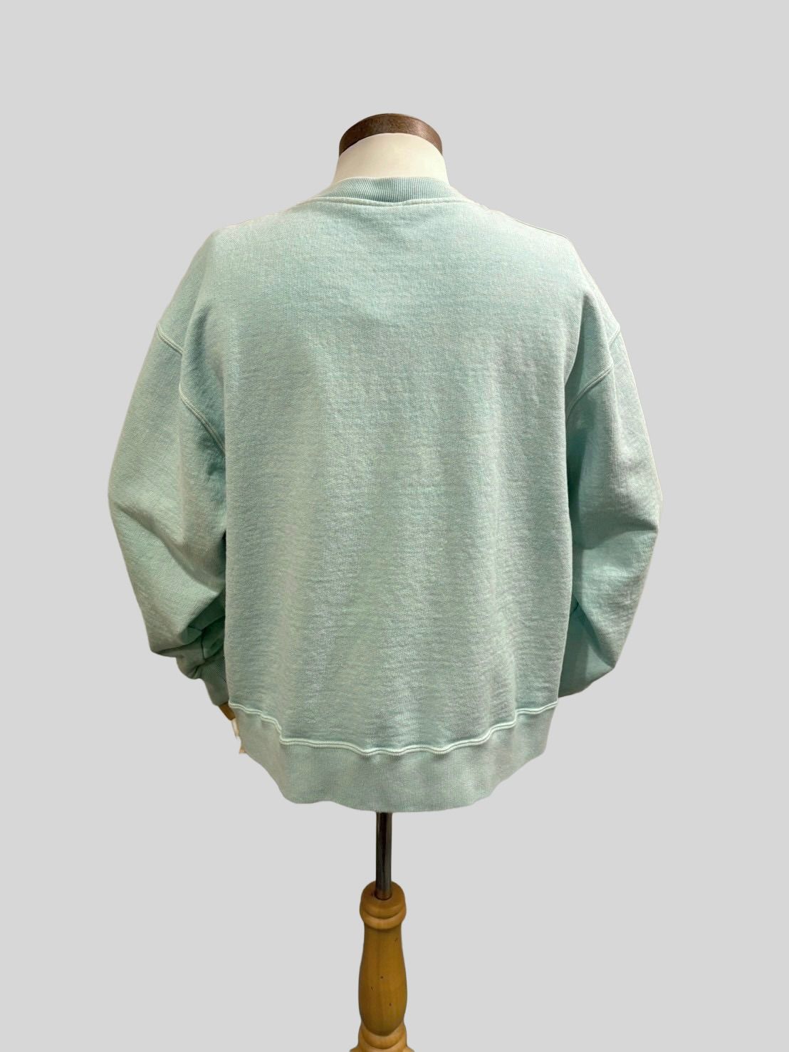 No,10 Crew Zip Parka クルーネックジップスウェットカーディガン / サックス / UNISON SPECIAL ユニゾンスペシャル