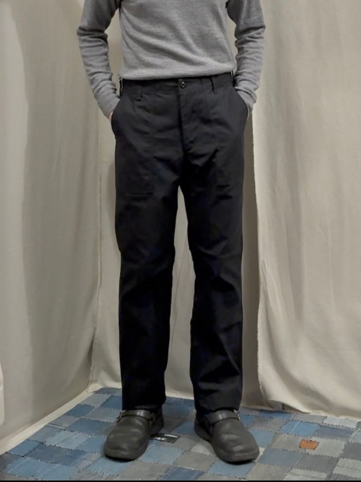 F0431 / BAKER PANTS / ベイカーパンツ / ベーカー / ファティーグパンツ / ワークパンツ / ブラック