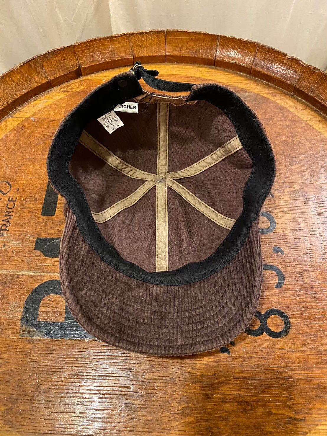 8wel CORDUROY CAP / コーデュロイキャップ / ブラウン
