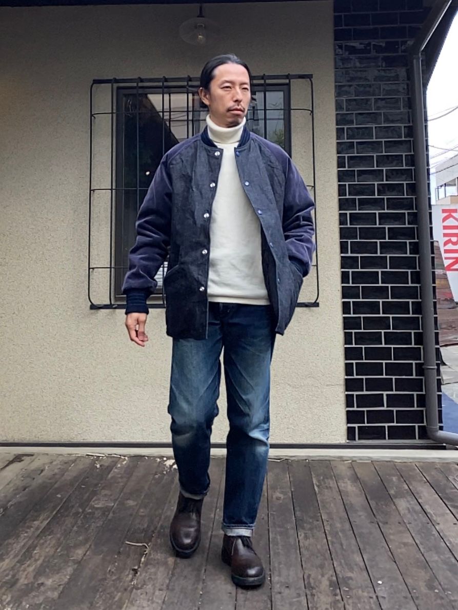 SUGAR CANE - ADD HUMAN LABOR - DENIM×CORDUROY - AWARD JACKET