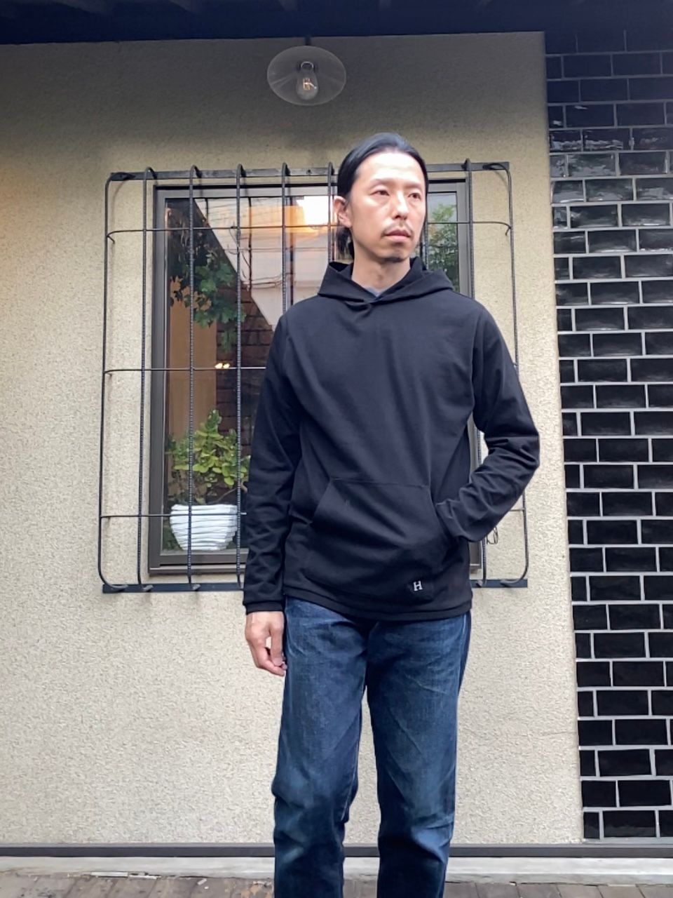 STYLE NO. 21 ヘビーネルシャツをジャケット代わりに