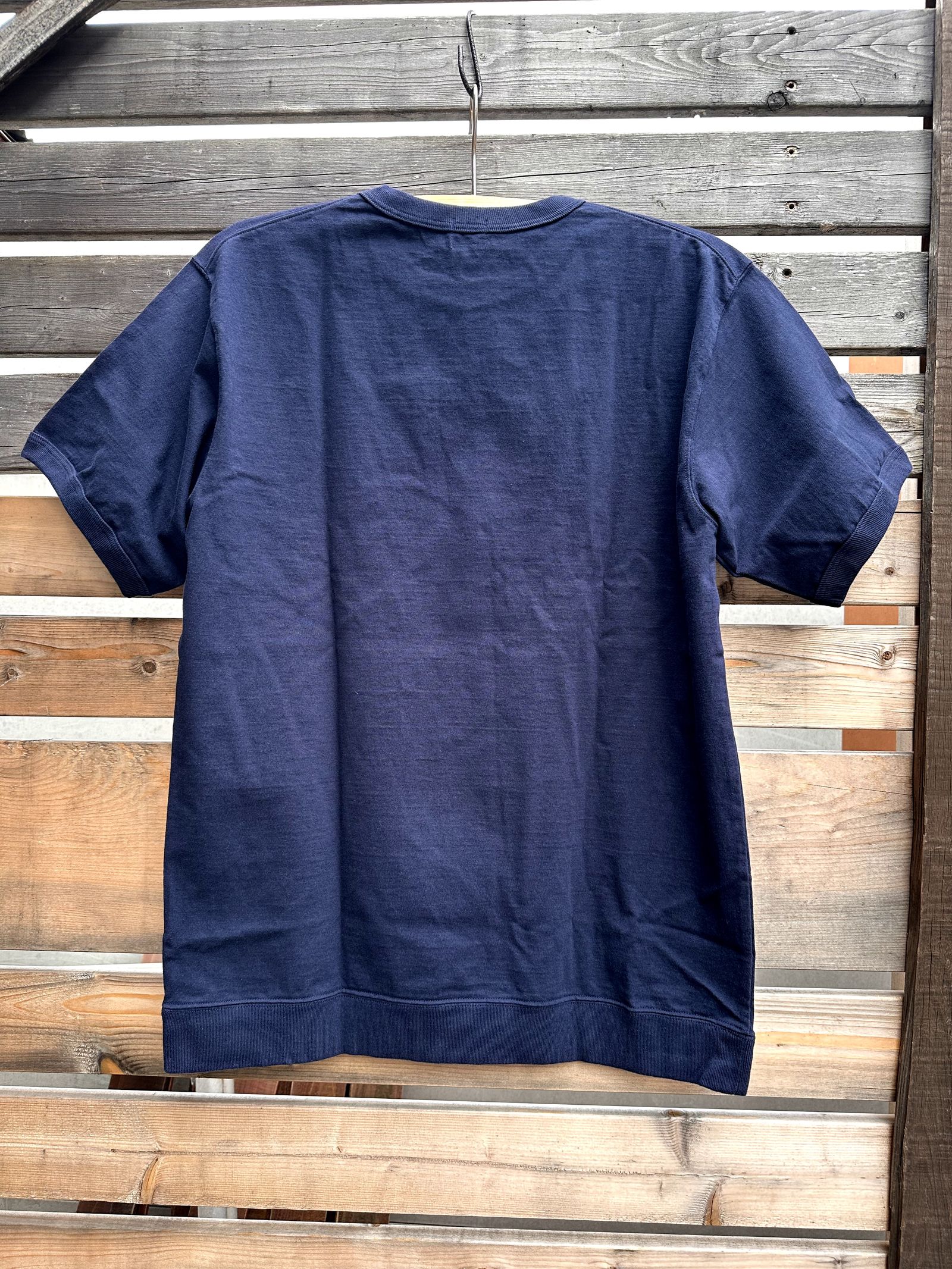 WHITESVILLE / ホワイツビル 14/- HALF SLEEVE RIB T-SHIRT / 半袖リブTシャツ / WV79147 ネイビー(128)
