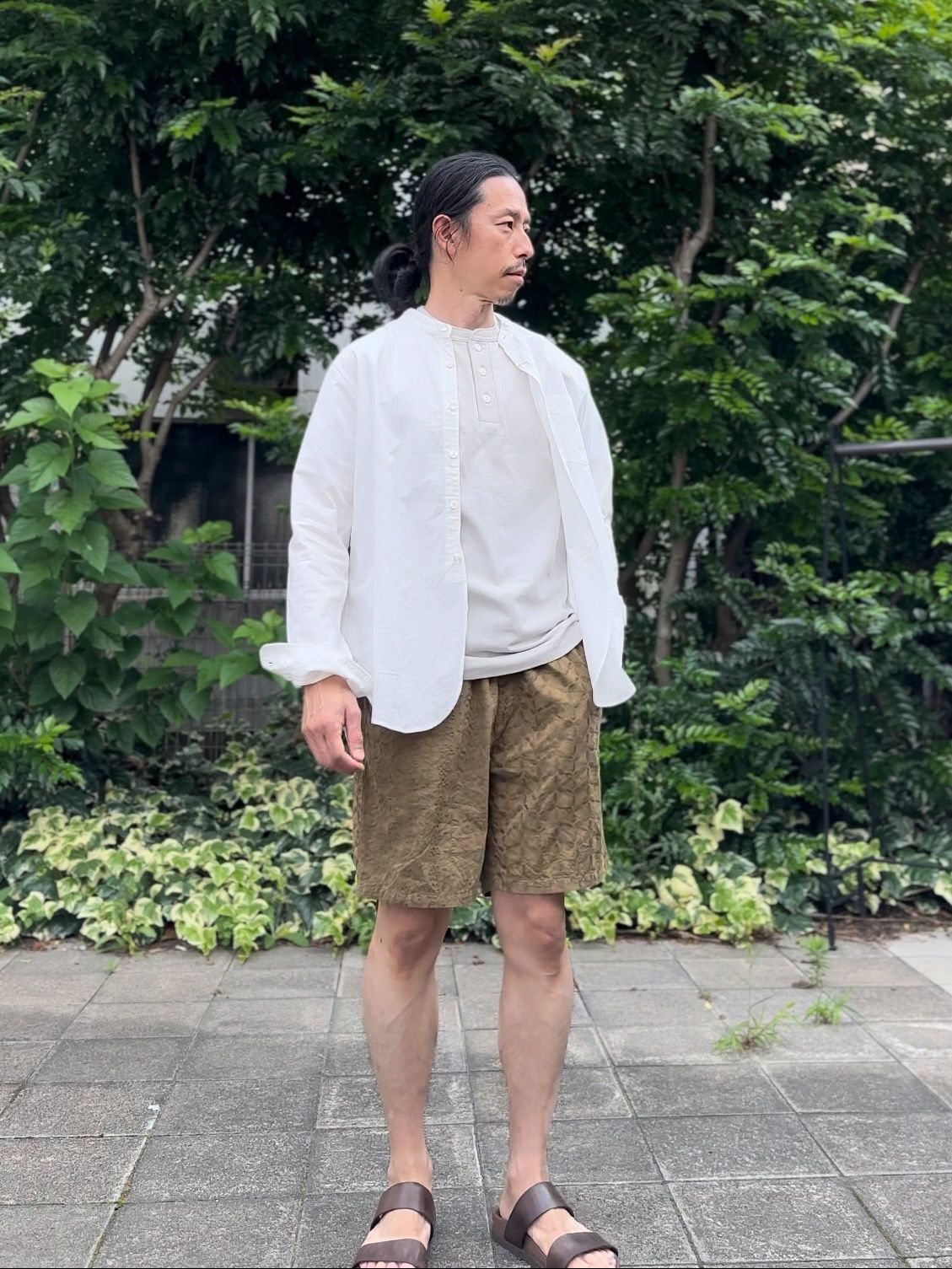 NEEDLE SHORTS / イージーショーツ / オリーブ