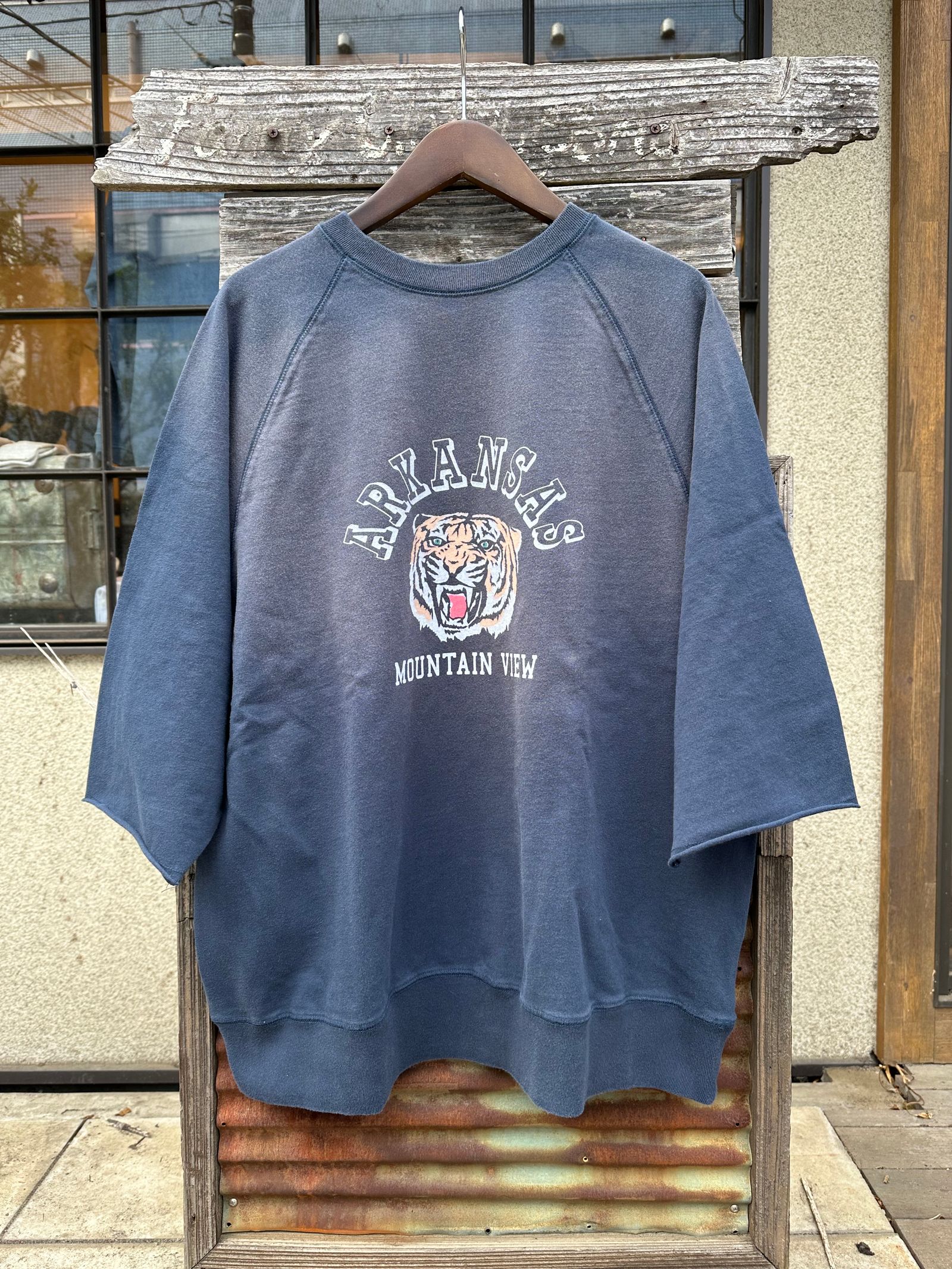 SCREEN STARS / スクリーンスターズ / Amecaji 3/4 slv Tee /アメカジ七分袖Tシャツ / ネイビー