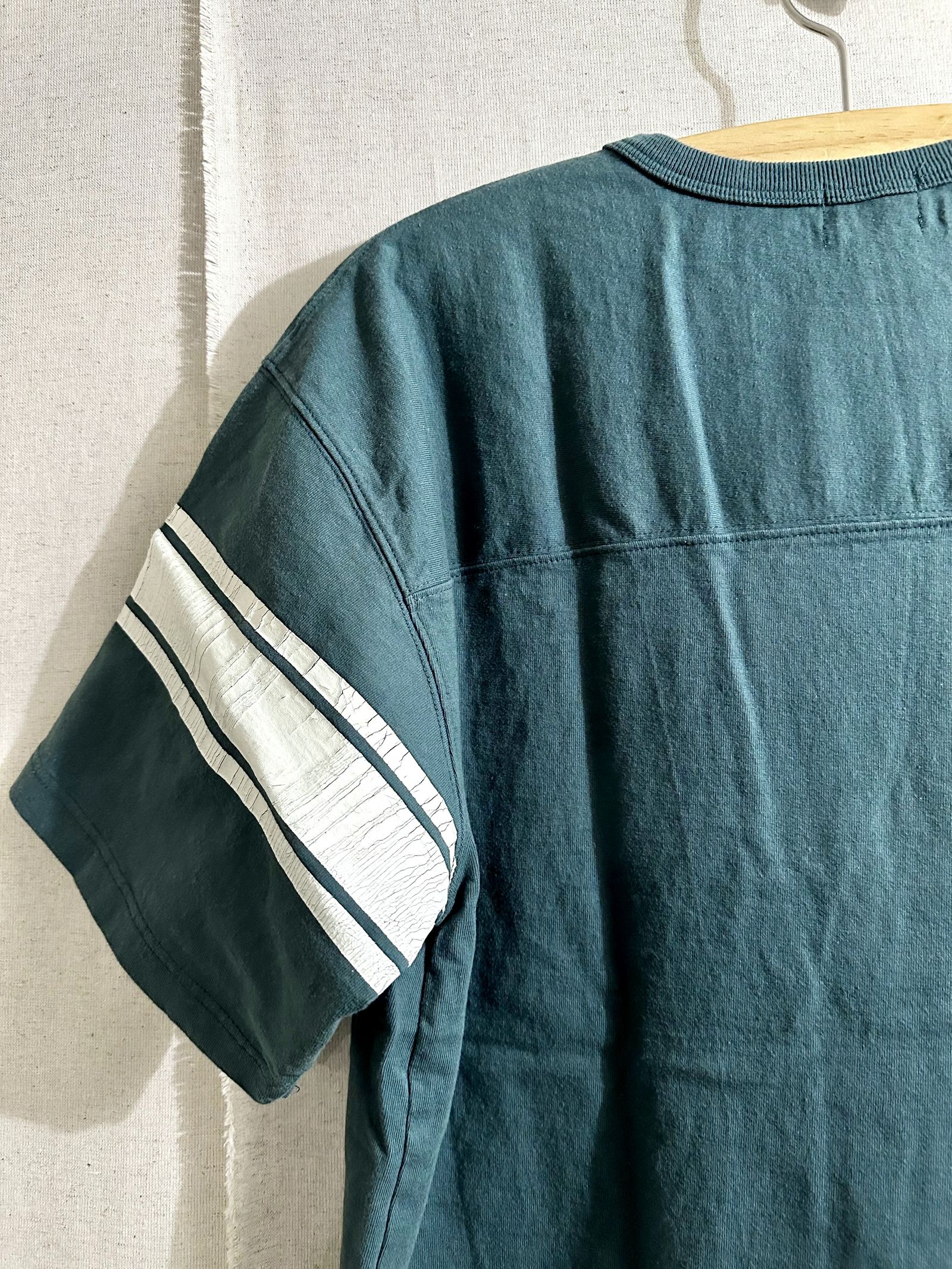 WHITESVILLE / ホワイツビル 14/- HALF SLEEVE FOOTBALL T-SHIRT / 半袖フットボールTシャツ / WV79145 グリーン(145)