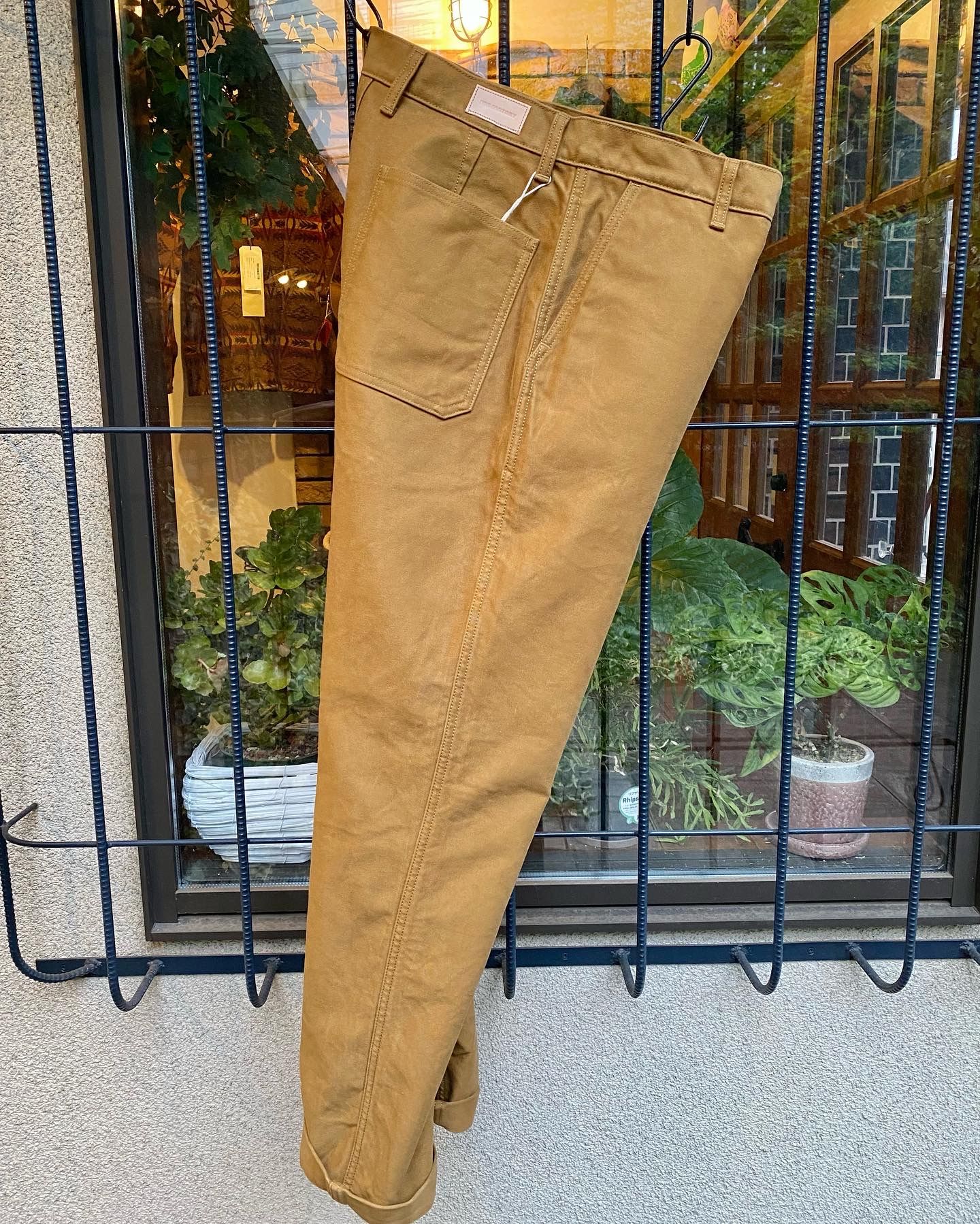 エフオービーファクトリー / FOB FACTORY / F0491 モールスキン トラウザー / カーキ