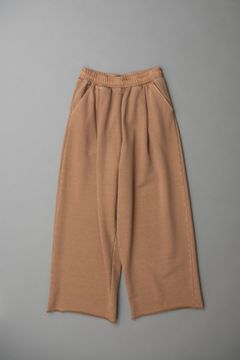 TUCK SWEAT PANTS / BROWN