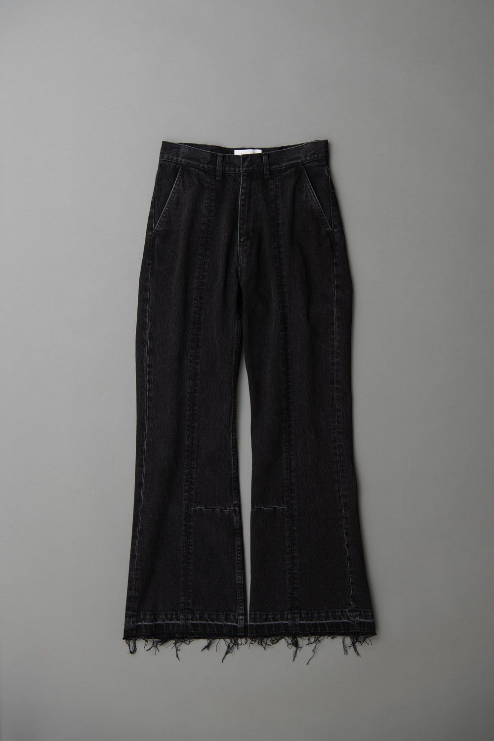 WIDE FLARE DENIM PANTS / デニムパンツ / BLACK
