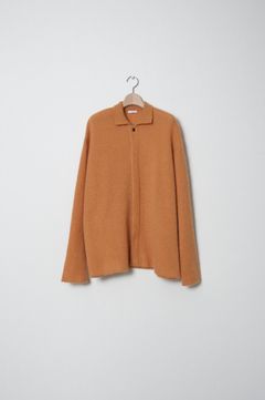 Kid Mohair Knit Shirts（ORANGE）