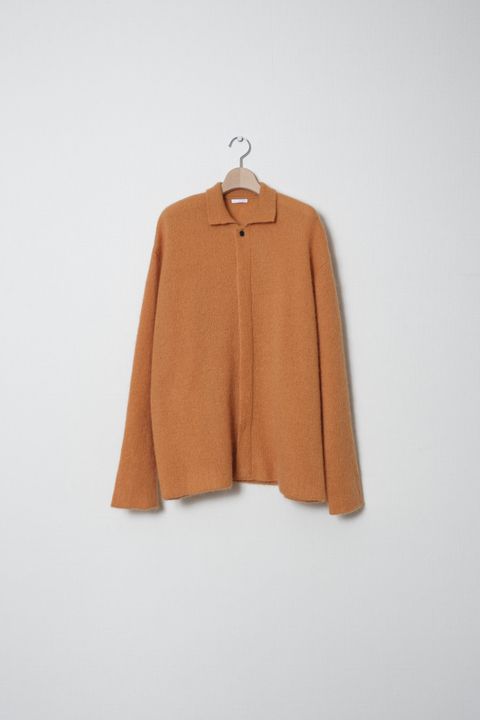 Kid Mohair Knit Shirts（ORANGE）