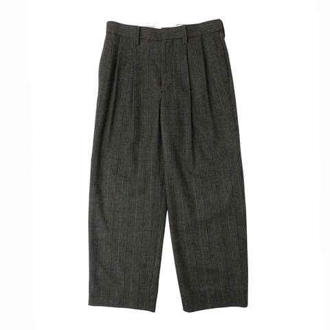 UNIVERSAL PRODUCTS Tweed Check Wide Trousers