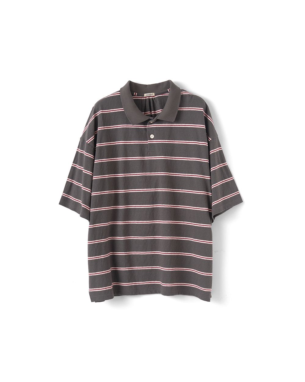 OLD MAN POLO ”BORDER”（CHARCOAL）