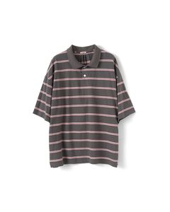 OLD MAN POLO ”BORDER”（CHARCOAL）