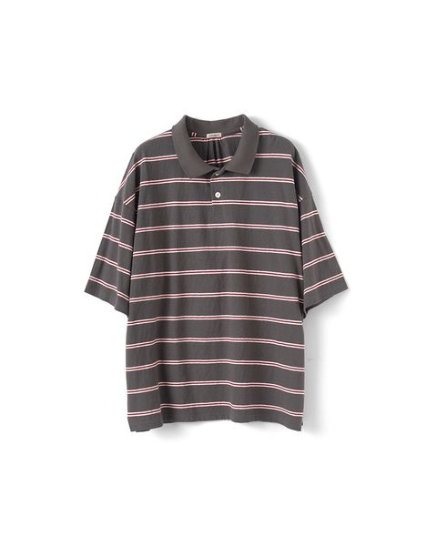 OLD MAN POLO ”BORDER”（CHARCOAL）