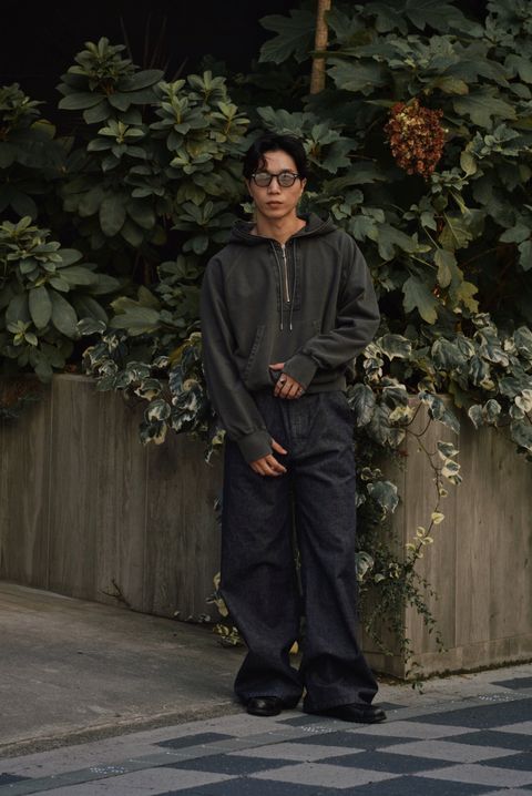 Rich I rocessed Half-Zip Sweat Hoodie