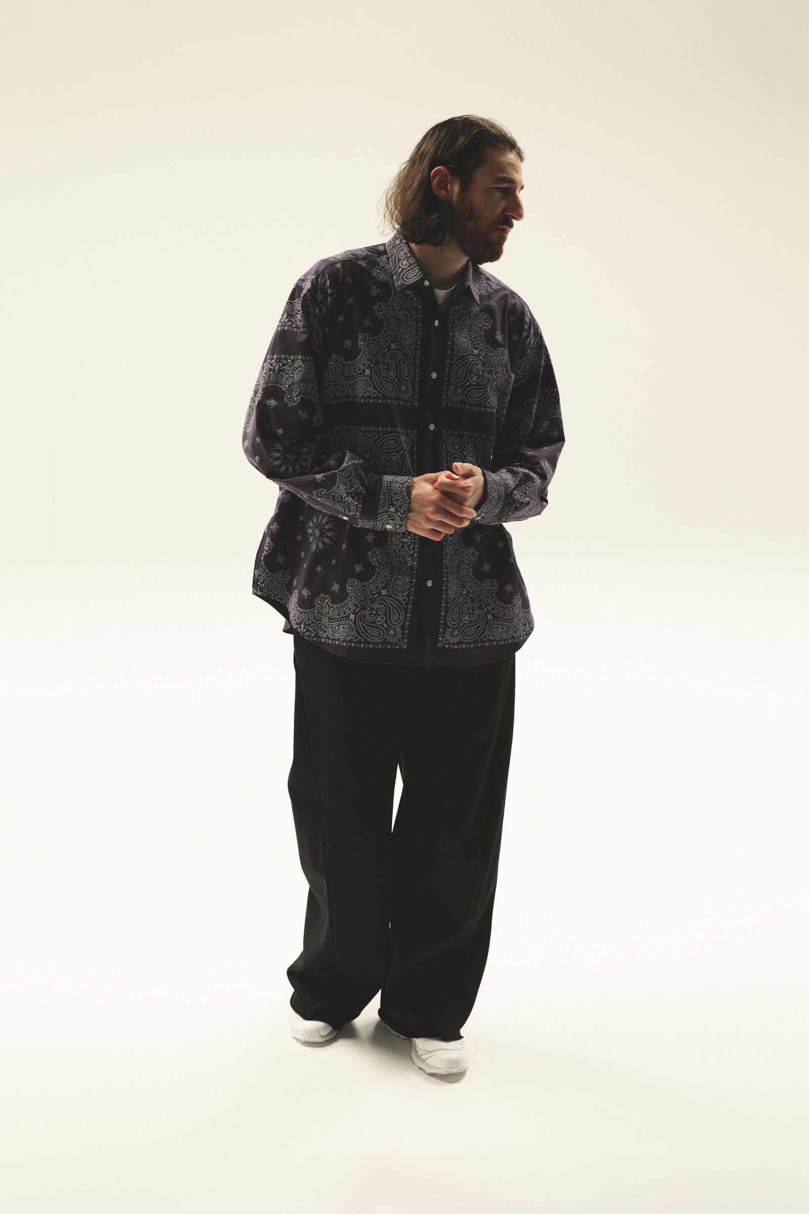 KANEMASA PHIL.46G Atomosphere PHIL. Bandana Print Shirt