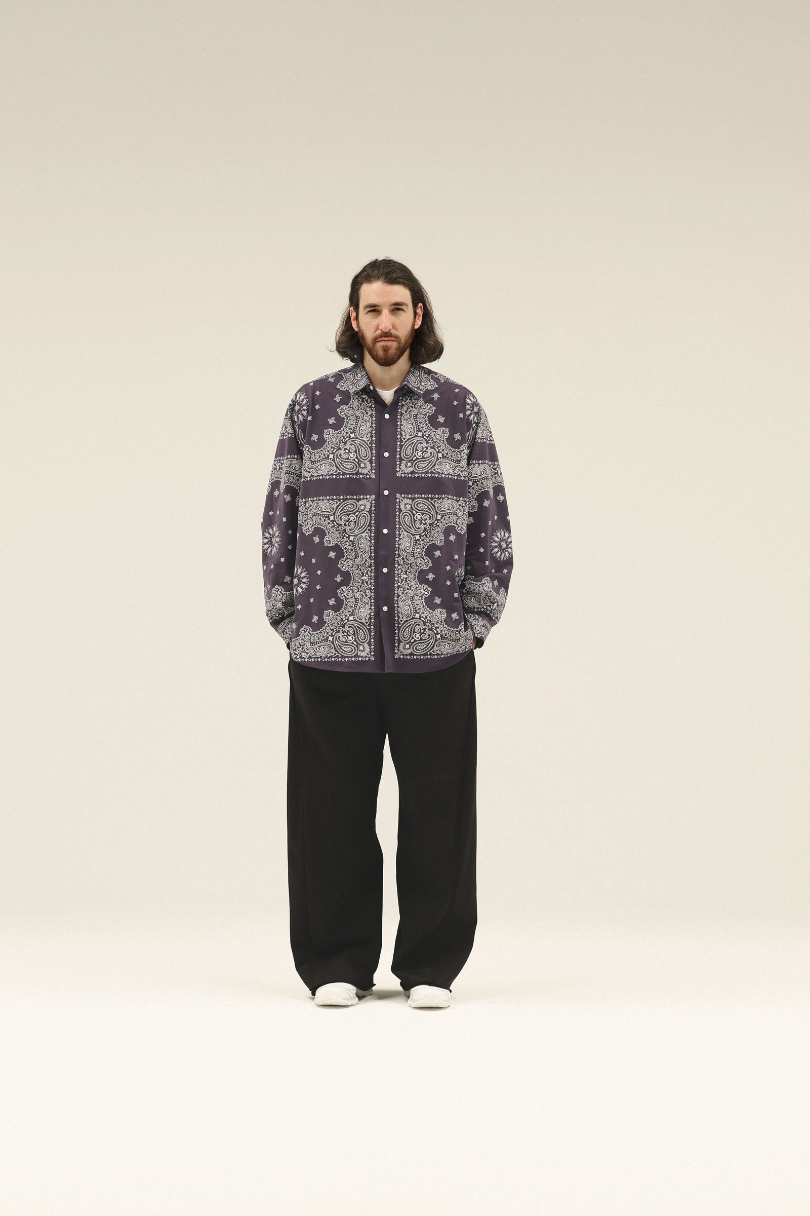 KANEMASA PHIL.46G Atomosphere PHIL. Bandana Print Shirt