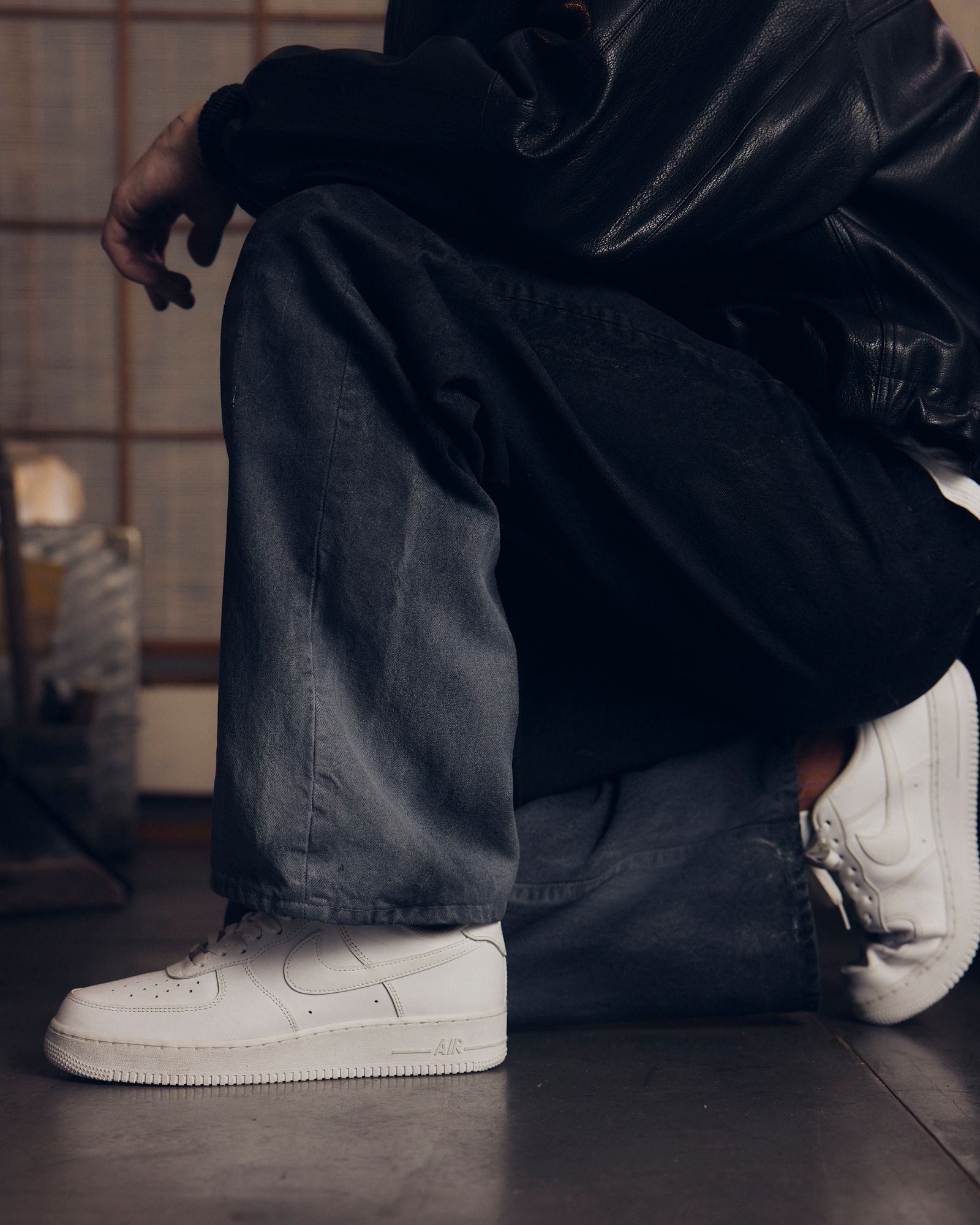 CCU LEATHER FORMAN JACKET（BLACK）