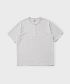 French Henry Neck Garment Tee（DOVE GRAY）