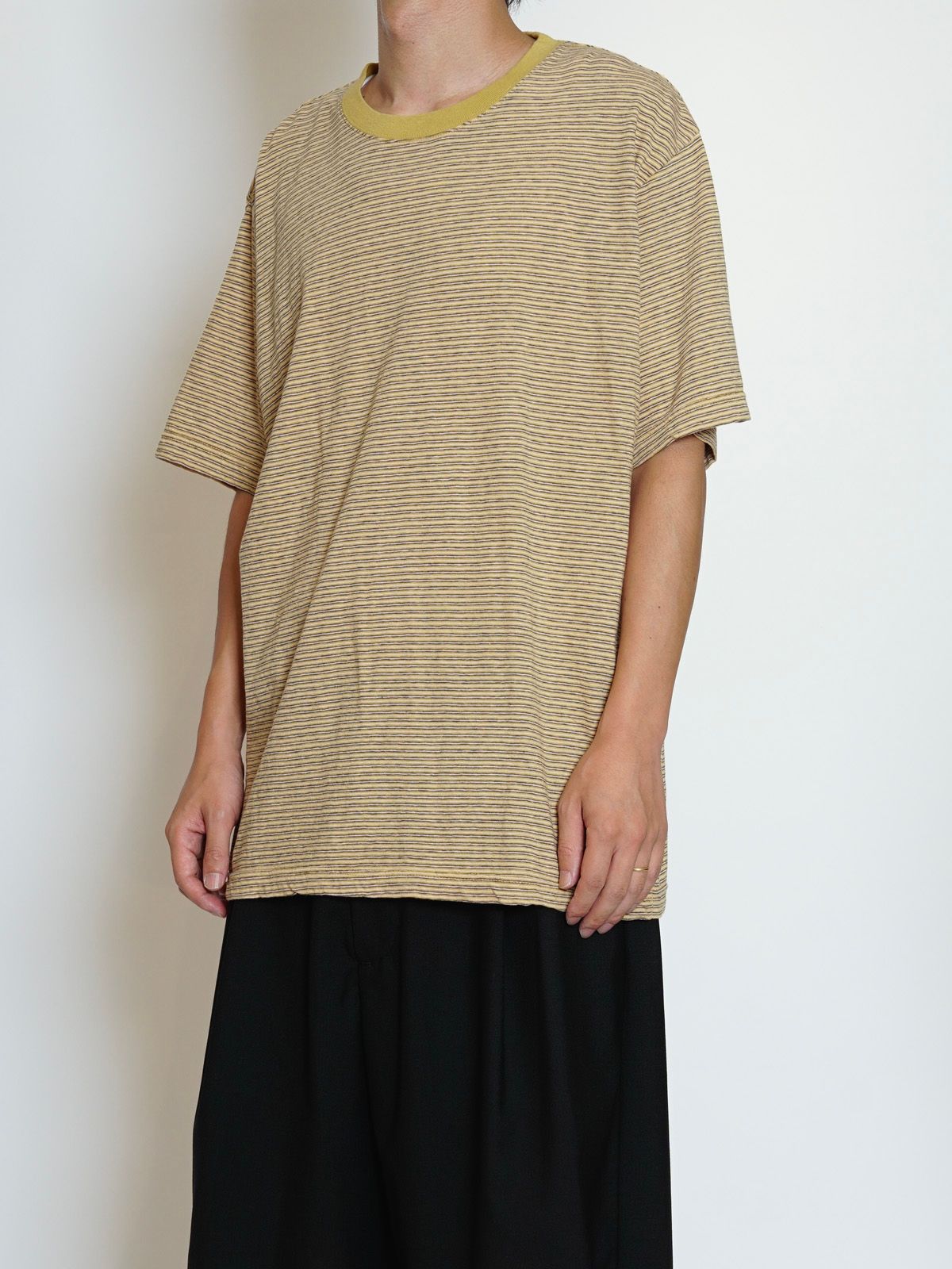 ORIGINAL BORDER S/S T-SHIRTS（YELLOW）