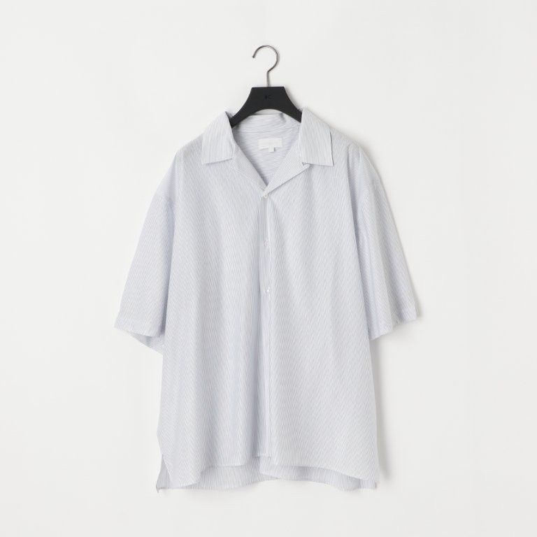 46G Stripe Ether Shirt（WHITE BLUE）