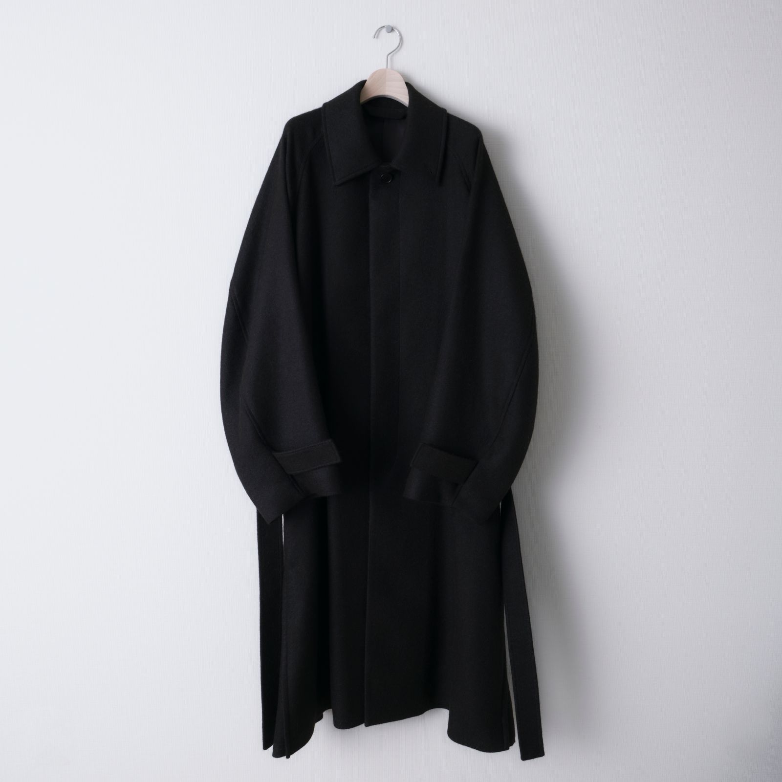 ALPACA OVERSIZE BALMACAN COAT（BLACK）