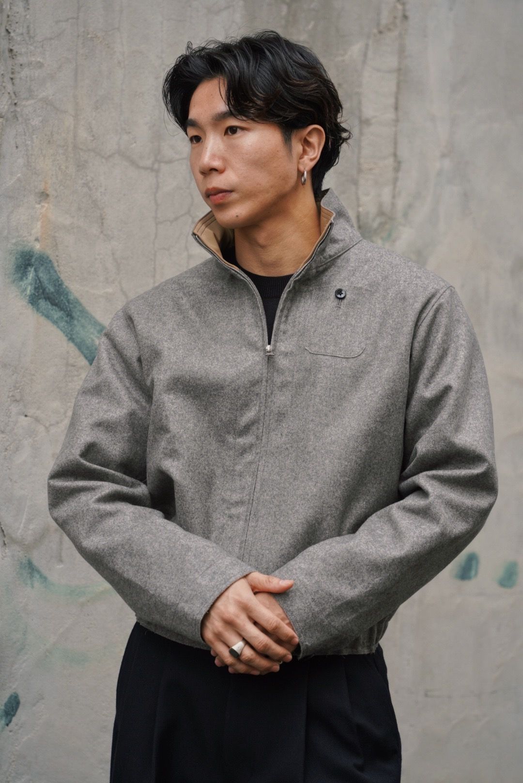 META BLOUSON（GRAY）