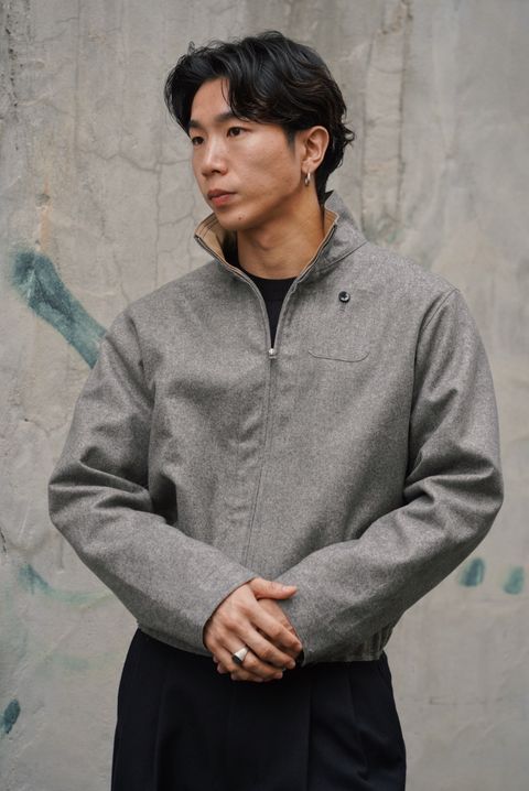 META BLOUSON（GRAY）